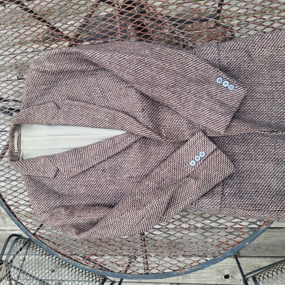 Men's Vintage Brown Tweed Jacket